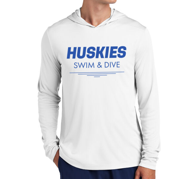 Sport-Tek® Posi-UV® Pro Long Sleeve Hoodie - Printed Logo Thumbnail